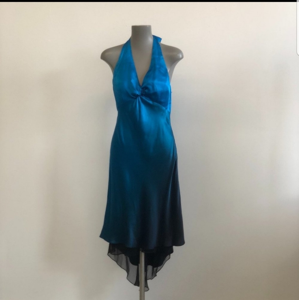 Cache Blue Halter Sundress